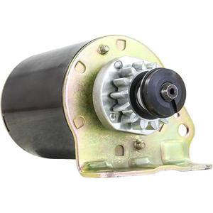 5777 Steel Gear Starter Motor Replacement for Briggs & Stratton 593934 693551 Craftsman John Deere L100 Cub Cadet LT1018 14.5 17 17.5 18 18.5 19 HP TORO New Holland LG693551 33R777 33R877