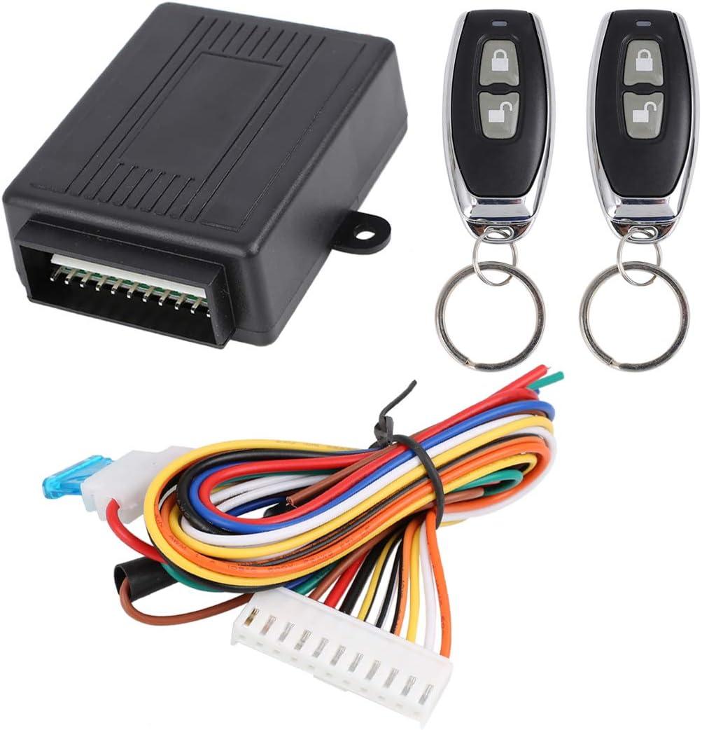X AUTOHAUX Universal Car Remote Central Kit Door Lock Keyless Entry System - DC 12V Only