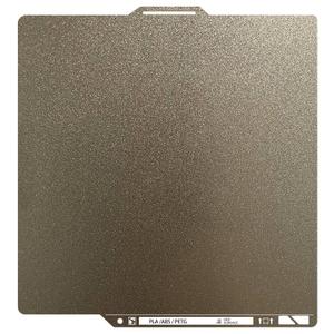 Upgraded Thicker Textured PEI Plate 0.77mm with QR Code for Bambu Lab P1S/P2S/P1P/X1/X1C/A1/X2D 3D Printer, 257x257mm Dual-Textured Plate, Heated Bed Magnetic Flexible Spring Steel PEI Sheet Plate