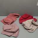 MIULEE Boho Farmhouse Throw Pillow Covers 18x18 Inch Set of 4 Romantic Decorative Cushion Covers Spring Corduroy Home Decor for Feminine Valentines Couch Bed Sofa Living Room Aesthetic Pink