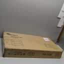 HITNET White Bar Cart, Home Bar Serving Cart, Kitchen Trolley on Wheels with Storage, 3 Tier Rolling Beverage Cart for Living Room Kitchen Home Office