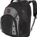 Wenger Synergy Laptop Backpack, Fits 16 Inch Laptop, Men's and Women's Laptop Bag, Black/Grey