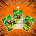 100 Pack Jumbo Card Sleeves Size L (5.4"x7.5") 4 Mil - Oversized Card Sleeves for Thick Trading Cards, Sports & Photos Storage, Exact Fit Plastic Sleeves with Snug Fit & Easy Insertion