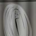 40FT Door Weather Stripping Door Seal - Kerf Front Exterior Door Weather Stripping for Door Frame Soundproofing Door Insulation Strip (with 4 Door Corner Seals) (White)