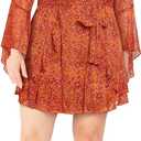 City Chic Women's  Dress - Esme (Orange, XXS)