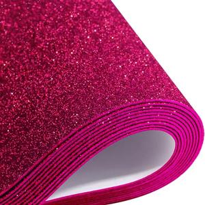10 Sheets Glitter Cardstock Paper for Memorial Flag Independence Day Decor Table Decorations, Self-adhesive Backs 30 X 20cm A4 Paper for Card DIY Scrapbook Card (Rose)