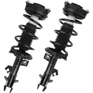 KUSATEC Front Pair Complete Struts Shock Absorber fit for Nissan Versa 2007-2012, 172352 172351 Left/Right Struts with Coil Spring Assemblies