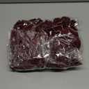 6 Pcs Burgundy Bows 8" x 16" for Christmas Tree, Large Christmas Velvet Bows with Gold Border Waterproof Indoor Outdoor Xmas Tree Elegance Craft for Garland Swags Lantern Outdoor Craft Decor