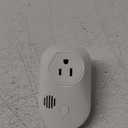 Briidea Power Failure Alarm with LED Indicator & 80dB Siren, Powered by Rechargeable Battery (included), Perfect for Monitoring Refrigerators, Freezers, Sump Pumps, Aquariums (White)