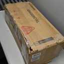 Iwell Storage Cabinet with 2 Drawers & Adjustable Shelf, Tall Bathroom Cabinet with Doors, Cupboard, Kitchen Cabinets for Living Room, Dining Room, Entryway, Grey