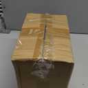 Luomorgo 4 Pcs 4 Inch Plastic Table Legs, Black Tapered Furniture Legs, Square Sofa Replacement Legs M8 Threaded with T-Nuts, Heavy Duty Furniture Legs for Couch, Cabinets, Dressers, Chair