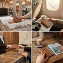 Passport Holder for Travel, Passport Cover Travel Essentials, Travel Wallet for Women & Men, Gift for CouplesBrown