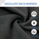 SHEVERCH 2 Pack Neck Warmer for Cold Weather Winter Warm Gaiter Face Mask Men Women Windproof Cover Scarf Ski (Black)
