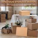Feifeiya 15 Pack Side Loading Box 30"l x 5"w x 24"h, Corrugated Cardboard Boxes fit for Moving, Storing, Packing & Shipping, Ideal for Tv's, Picture Frames, Mirrors & Art