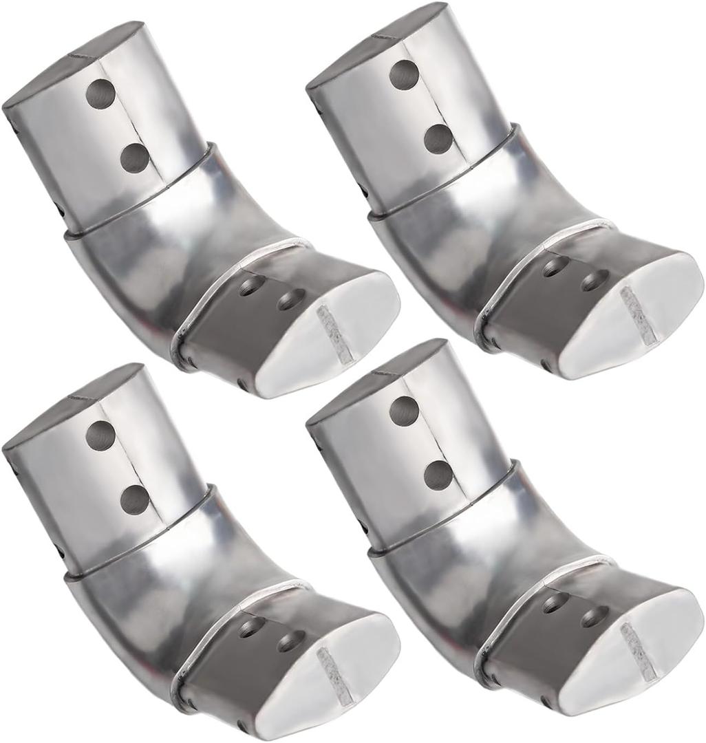 90 Degree Aluminum Corner for Dump Truck Tarp Systems with Pre-Drilled Holes (4)