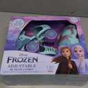Disney Frozen Junior Skates Includes Knee and Elbow Pads, Size Adjustable Design for Growing Feet
