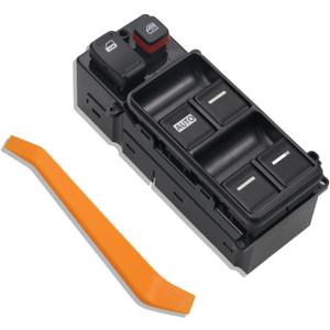 AITKEN Master Power Window Switch Front Left Door Compatible with 2005-2007 Honda Accord EX EX-L Hybrid 4-Door 2.4L 3.0L P/N 35750-SDA-A14