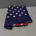 American Flag 2.5X4 FT Pole Sleeve Banner Style Embroidered Stars, Sewn Stripes, Heavy Duty Durable Polyester USA US Flag Outdoor Indoor Flags (Pole NOT Included)