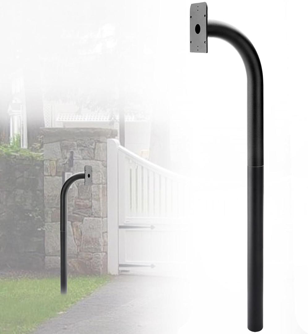 Keypad Mounting Post FM100, 67" Heavy Duty Compatible with Mighty Mule Digital Keypad FM137, Wireless Intercom FM136