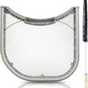APPLIANCEMATES 5231EL1003B Dryer Lint Filter with Felt Seal Compatible for Lg and Ken-more Dryer Lint Screen Replacement Part # 1266857, AP4440606 Includes Clothes Dryer Lint Vent Trap Cleaner Brush