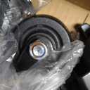 FactorDuty 2 inch Heavy Duty Polyurethane Caster Wheels with Side Locking Brake Double Ball Bearing Industrial Grade Solid Low Profile Smooth and Silent 1000LB Capacity Pack of 4