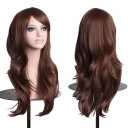 ANESHE Wigs 28" Long Wavy Hair Heat Resistant Cosplay Wig for Women (Dark Brown)
