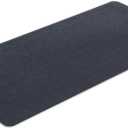 MotionTex Exercise Equipment Mat for Under Stationary Bike, Spin Bike, Exercise Bike, Treadmill, Fitness Equipment, Home Gym Floor Protection, 24" x 48", Black