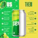 Zevia Zero Sugar Soda, Mountain Zevia, 12 oz Cans (24-Pack)  Naturally Sweetened, Non-GMO Project Verified, Gluten-Free, Vegan