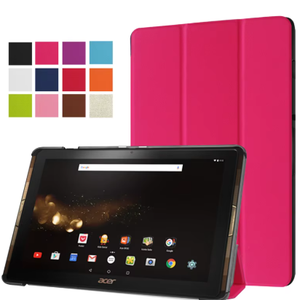 for Acer Iconia Tab 10 A3-A40 Tablet Cover, Ultra Slim Lightweight Folio Stand Luxury Leather Case for Acer Iconia One 10 B3-A30 (B3-A30-K359, B3-A30-K6ZH) 10.1 inch, Pink