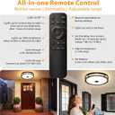 16IN LED Motion Sensor Outdoor Ceiling Light with Remote, 32W Dimmable 2700K/3000K/3500K/4000K/5000K Flush Mount Porch Light, Dusk to Dawn Exterior Lighting Fixtures for Patio, Porch, 1 Pack-Remote control-16IN