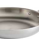 Tramontina Signature Tri-Ply Clad Stainless Steel 12-Inch Large Frying Pan, Induction-Ready Skillet, Dishwasher-Safe, NSF-Certified, Made in Brazil