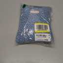 BTFBM Women Casual Short Sleeve Crew Neck Summer Dress Bohemian Floral Printed Flowy Maxi Dresses Tiered Cocktail Dress (Blue, XL)