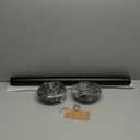 29" RV Table Base Mount and RV Table Leg,Aluminum Table Legs and Table Base Flange,Table and Floor Mounting Base and Leg,Includes Mounting Screws(Black-1set Table Leg and 2set Base Mount) (29"-1set)