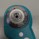 45mm Rotary Cutter with 5pcs Extra Blades, Ergonomic Handle Rolling Cutter with Safety Lock for Fabric, Leather, Crafting, Sewing, Quilting, Fabric Rotary Cutter Perfect for Left & Right Hand (Green) (Turquoise)