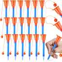 WXJ13 18 Pieces Basketball Hoop Pens Bulk, Sport Funny Pen Basketball Novelty Pens Sports Themed Pen for Birthday Party Supplies School Party Favors, 0.7 mm