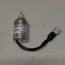 12V Fuel Stop Shutoff Solenoid Valve 185206452 U85206520 Compatible with Perkins 402D 403D 404D Caterpillar Cat 3024C 3013C 216 226 228 232 242
