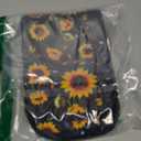 Sunflower Design Refrigerator Handles Cover Set for Kitchen Sunflower Fridge Door Handle Covers Set of 2, Non-Slip Kitchen Appliance Armrest Decoration Mat Easy to Clean Soft Comfort