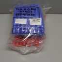 Exercise Hoop Detachable Fitness Rings Adjustable Plastic Toy Fitness Hoop Playground Toys Colored Circles for Teens Games Gymnastics Agility, 28 Inch(Dark Blue, Red)