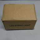 YEGUO Christmas Lights Battery Operated, 2 Pack Each 33ft 100 LED Red and Green String Lights Outdoor Waterproof,8 Modes Clear Wire Fairy Light Indoor with Remote