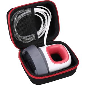 Aproca Case Compatible with Cricut EasyPress Mini Heat Press, Storage Portable Bag for Machine and Accessories -Black with Red Zipper (Case Only)