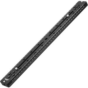 Koolehaoda 400mm Rail Plate Multi-Purpose Dual Rail Quick Release Plate Aluminium Alloy Plate Compatible with Arca Swiss for Camera (400mm QR Plate)
