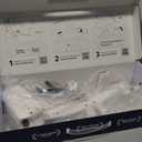 LUXE Bidet NEO 185 Plus - Dual Nozzle, Non-Electric Bidet Attachment for Toilet Seat, Patented Slide-In Install, 360° Self-Clean, EZ-Lift to Clean, Feminine & Rear Wash (White)