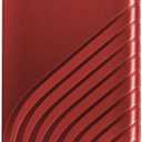 Western Digital 2TB My Passport SSD Portable External Solid State Drive, Red, Sturdy and Blazing Fast, Password Protection with Hardware Encryption - WDBAGF0020BRD-WESN