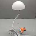 Shroommate Clip On Light and Bed Headboard Lamp, Bedside Table Lamp for Dorm, College Dorm Room Essentials, Night Light for Kids Nursery, Clip on for Desk, MultiColor LEDs, Adapter Included (White)