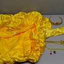 knemmy Princess Costume Dresses for Girls Costumes Halloween Cosplay Birthday Outfit Yellow Size 140