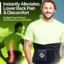 Back Brace for Lower Back Pain Relief 2XL, Lumbar Support Belt for Men & Women with Lumbar Pad, Ergonomic Design and Soft Breathable Material, Adaptive Fit for Herniated Disc, Sciatica, Scoliosis