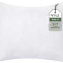 ROYALE LINENS 12 X 18 Pillow Insert - Down Alternative Throw Pillows Insert - Rectangle Pillow Pack of 1 White - Bed & Couch Pillows - Inner Cushion for Bed, Cushion for Living Room - Shams Stuffer