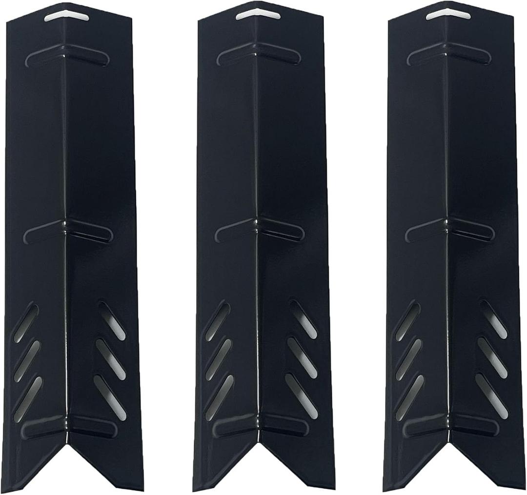 Direct Store Parts DP120 (3-Pack) Porcelain Steel Heat Plate Replacement for Uniflame GBC1030W, GBC1030WRS, GBC1030WRS-C, GBC1134W, GBC1134WRS Gas Grill