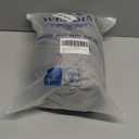 WERDIM Shaggy Fluffy Faux Fur Pillowcases 2 Pack Button Closure Velvet Pillow Shams King Size (Aqua, 20 X 36 Inches)