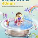 Kids Headphones for School, 74/85dB Safe Volume Limit, Stereo Sound, Wired On-Ear Headphones for Kids Boys Girls, 3.5mm Jack for Tablet, iPad, Kindle, YOTO Player, Airplane Travel, Green